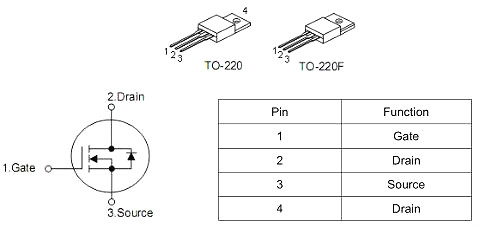 MOS管,KIA18N20A,18A/200V