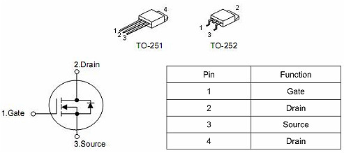 MOS管 60V25A TO-252 KNX7606A