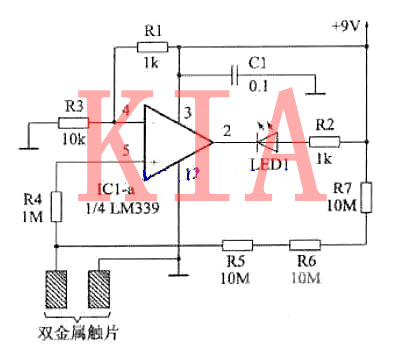 電子電路|觸摸開(kāi)關(guān)電路圖分析-KIA MOS管