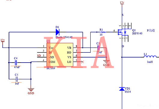 電子電路|BUCK降壓電路空載問題分析-KIA MOS管