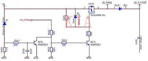 PMOS過(guò)壓保護(hù)電路