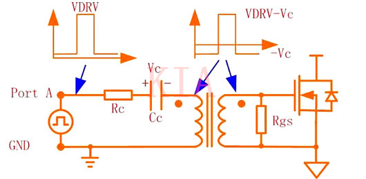 單端變壓器耦合MOS管驅(qū)動電路分析-KIA MOS管