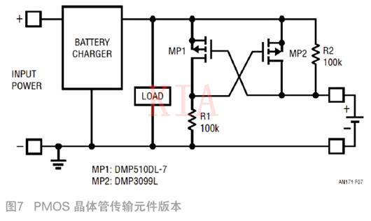 PMOS 電池充電器 反向 保護(hù)