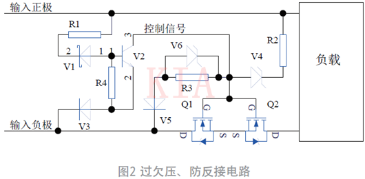 過欠壓、防反接電路