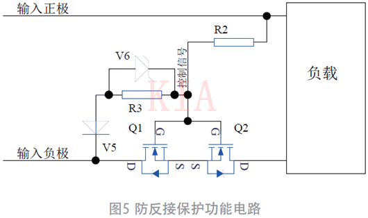 過欠壓、防反接電路