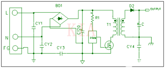 如何計算開關(guān)電源Y電容？詳解-KIA MOS管