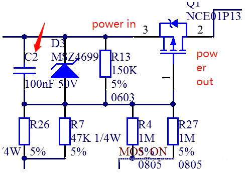 MOSFET 并聯(lián) 電容